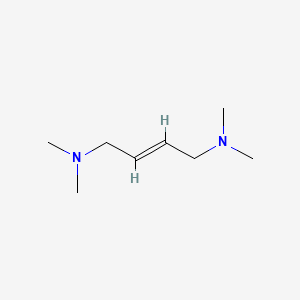 Chemical structure of N,N,N',N'-Tetramethyl-2-butene-1,4-diamine