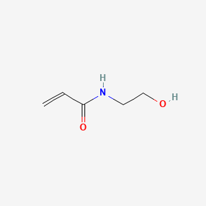 Chemical structure of N-(2-Hydroxyethyl)acrylamide (stabilized with MEHQ)
