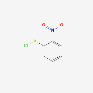 Chemical structure of 2-Nitrophenylsulfenyl Chloride