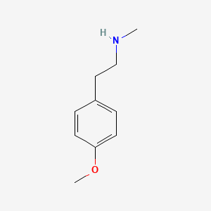 Chemical structure of N-Methyl-2-(4-methoxyphenyl)ethylamine