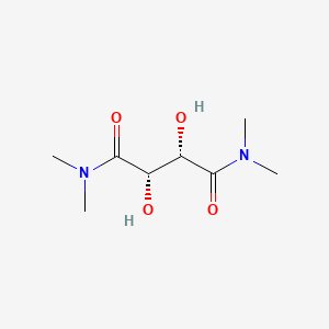Chemical structure of (+)-N,N,N',N'-Tetramethyl-L-tartardiamide
