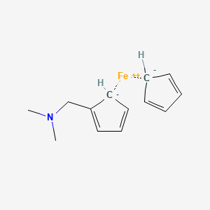 Chemical structure of N,N-Dimethylaminomethylferrocene