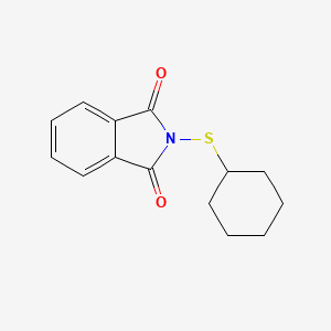 Chemical structure of N-(Cyclohexylthio)phthalimide