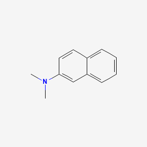 Chemical structure of N,N-Dimethyl-2-naphthylamine