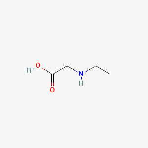 Chemical structure of N-Ethylglycine