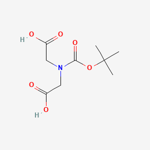 Chemical structure of N-(tert-Butoxycarbonyl)iminodiacetic Acid