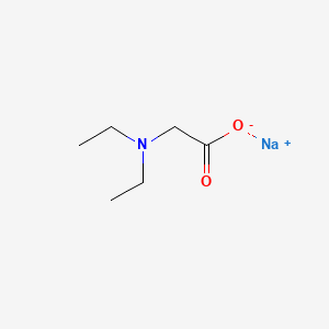 Chemical structure of N,N-Diethylglycine Sodium Salt