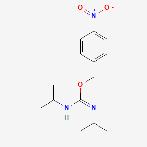 Chemical structure of N,N'-Diisopropyl-O-(4-nitrobenzyl)isourea [for HPLC Labeling]