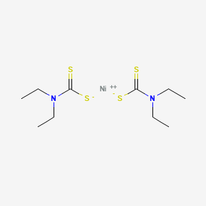 Chemical structure of Nickel Diethyldithiocarbamate