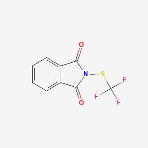 Chemical structure of N-(Trifluoromethylthio)phthalimide