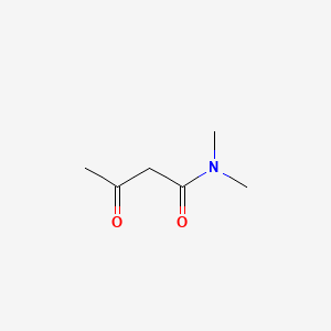 Chemical structure of N,N-Dimethylacetoacetamide