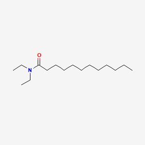 Chemical structure of N,N-Diethyldodecanamide