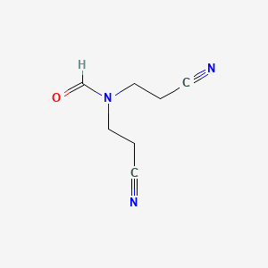 Chemical structure of N,N-Bis(2-cyanoethyl)formamide
