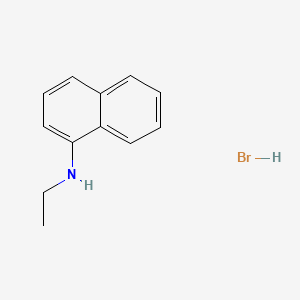 Chemical structure of N-Ethyl-1-naphthylamine Hydrobromide