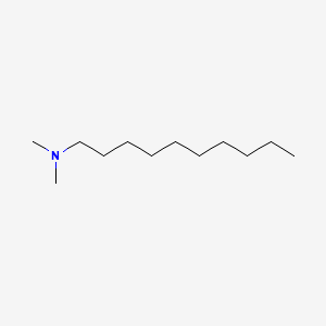 Chemical structure of N,N-Dimethyldecylamine