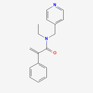 Chemical structure of N-Ethyl-N-(4-picolyl)atropamide