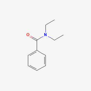 Chemical structure of N,N-Diethylbenzamide