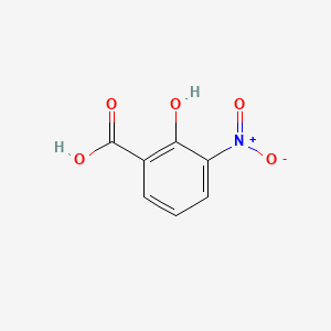 Chemical structure of 3-Nitrosalicylic Acid