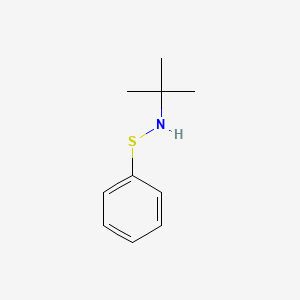 Chemical structure of N-tert-Butylbenzenesulfenamide