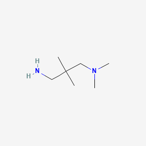Chemical structure of N,N,2,2-Tetramethyl-1,3-propanediamine
