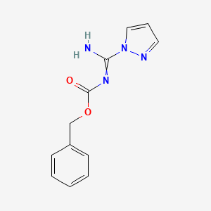 Chemical structure of N-(Carbobenzoxy)-1H-pyrazole-1-carboxamidine