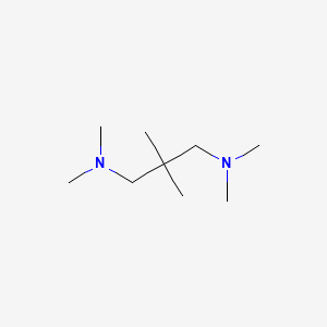 Chemical structure of N,N,N',N'-Tetramethyl-2,2-dimethyl-1,3-propanediamine