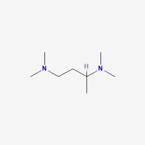 Chemical structure of N,N,N',N'-Tetramethyl-1,3-diaminobutane