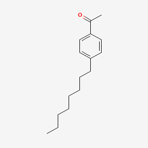 Chemical structure of 4'-n-Octylacetophenone