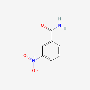 Chemical structure of 3-Nitrobenzamide