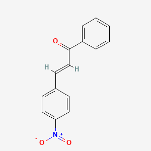 Chemical structure of 4-Nitrochalcone
