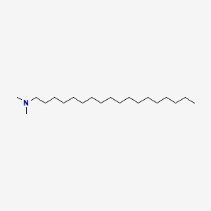 Chemical structure of Dimethyloctadecylamine
