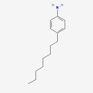 Chemical structure of 4-Octylaniline