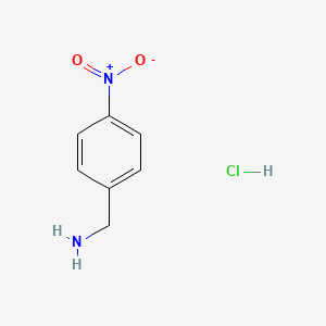 Chemical structure of 4-Nitrobenzylamine Hydrochloride