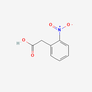 Chemical structure of 2-Nitrophenylacetic Acid