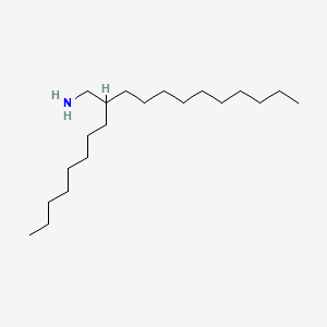 Chemical structure of 2-n-Octyl-1-dodecylamine