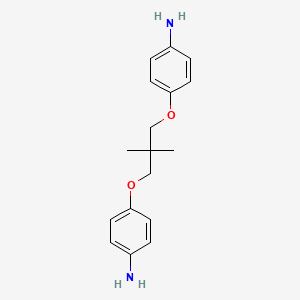 Chemical structure of Neopentyl Glycol Bis(4-aminophenyl) Ether