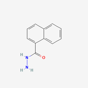 Chemical structure of 1-Naphthohydrazide