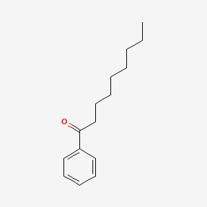 Chemical structure of Nonanophenone