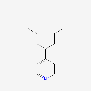 Chemical structure of 4-(5-Nonyl)pyridine