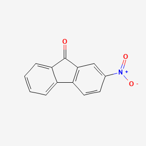 Chemical structure of 2-Nitrofluorenone