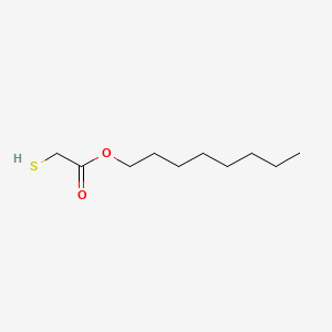 Chemical structure of n-Octyl Thioglycolate
