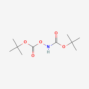 Chemical structure of N,O-Bis(tert-butoxycarbonyl)hydroxylamine