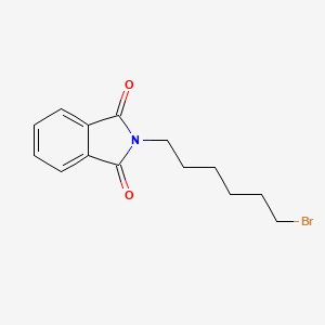 Chemical structure of N-(6-Bromohexyl)phthalimide