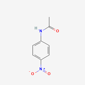 Chemical structure of 4'-Nitroacetanilide