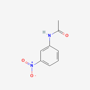 Chemical structure of 3'-Nitroacetanilide