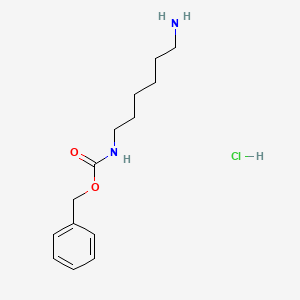 Chemical structure of N-Carbobenzoxy-1,6-diaminohexane Hydrochloride