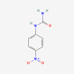 Chemical structure of (4-Nitrophenyl)urea