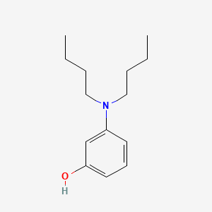 Chemical structure of N,N-Dibutyl-3-aminophenol