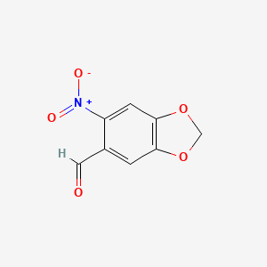 Chemical structure of 6-Nitropiperonal