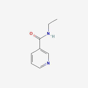 Chemical structure of N-Ethylnicotinamide